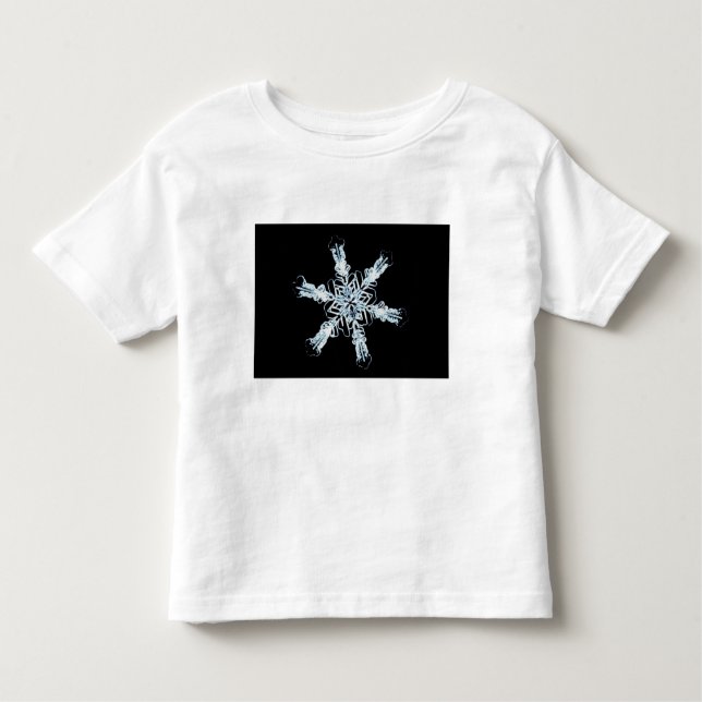 Stellar snow crystal toddler T-Shirt (Front)