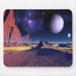 Stellar vista - Fantasy space art mousepad