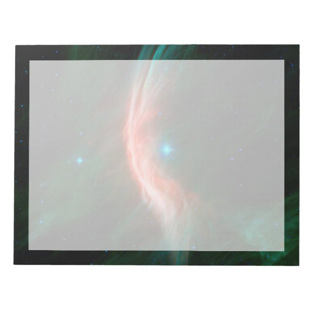 Stellar Winds Flow Out From Zeta Ophiuchi. Notepad (Front)