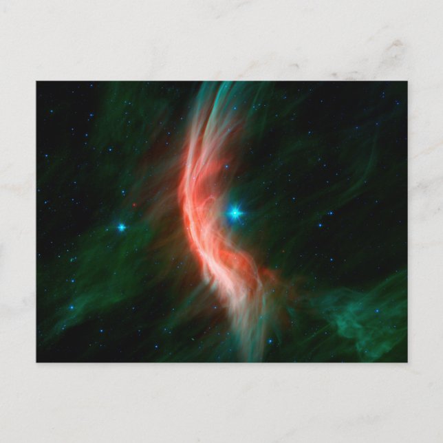Stellar Winds Flow Out From Zeta Ophiuchi. Postcard (Front)
