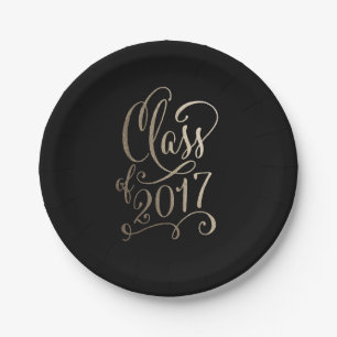 Stellar Year EDITABLE COLOR Graduation Plates
