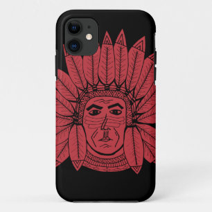 StellaRoot Drawn Vintage Chief Indian iPhone 11 Case