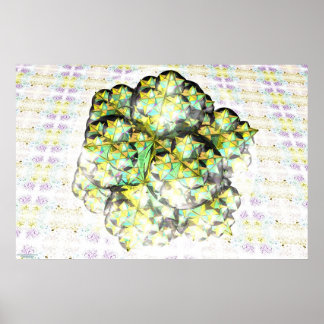 Stellated Dodecahedron Fractal Poster