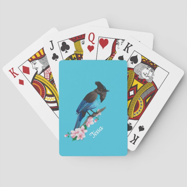 Steller's Jay Bicycle Playing Cards (Back)