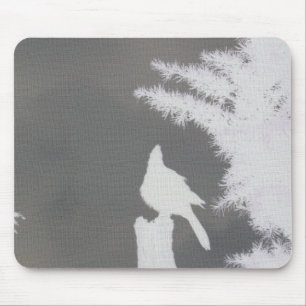 Steller's Jay Silhouette Mousepad