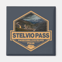 Stelvio Pass Passo Dello Stelvio Travel Art Badge