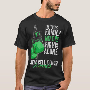 Stem Cell Donor Awareness Month Boxing Gloves Gree T-Shirt