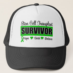 Stem Cell Transplant Survivor Badge Trucker Hat