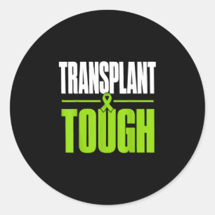 Stem cell transplant survivor  classic round sticker
