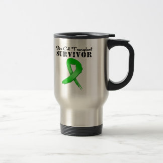 Stem Cell Transplant Survivor Ribbon Travel Mug