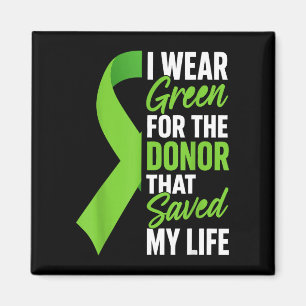 Stem cell transplant survivor thank donor magnet
