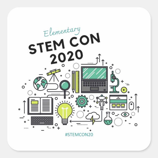 STEM CON 2020 Sticker 2 (Front)