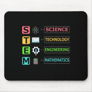 Stem Science Technology Engineering Math Teacher G Mouse Pad
