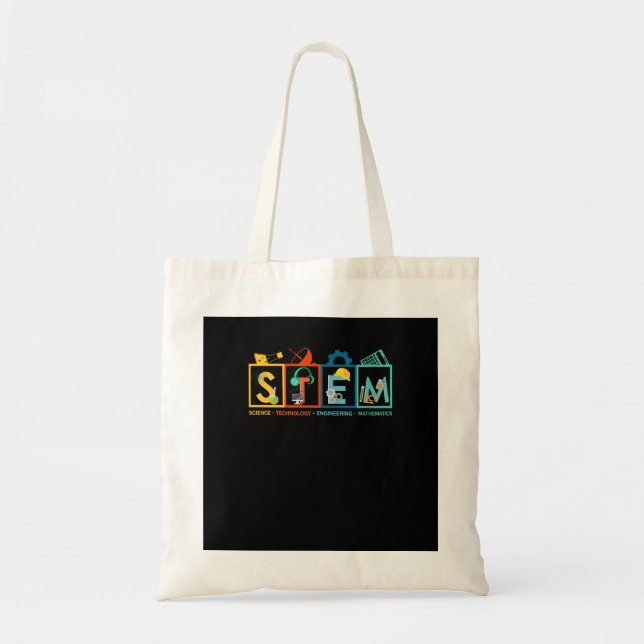 STEM Science Technology Engineering Math Teacher S Tote Bag (Front)