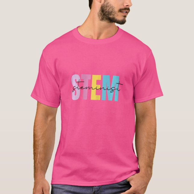 Stem Squad Science Technology  Engineering Math  S T-Shirt (Front)
