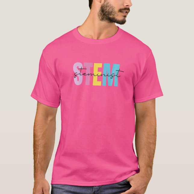 Stem Squad Science Technology Engineering Math Ste T-Shirt (Front)
