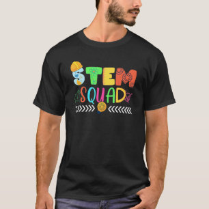 Stem Squad Science Technology Engineering Math Tea T-Shirt