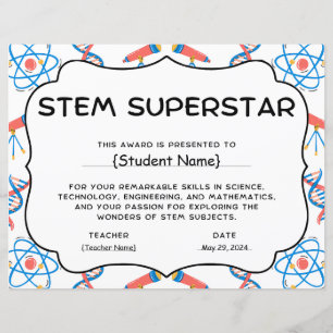 STEM Superstar Student Recognition Award