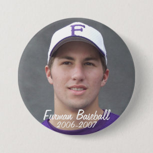 StembridgeW2007Mug, Furman Baseball, 2006-2007 7.5 Cm Round Badge