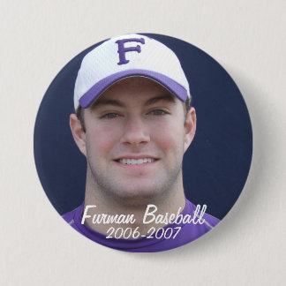 StembridgeW2007Mug, Furman Baseball, 2006-2007 7.5 Cm Round Badge