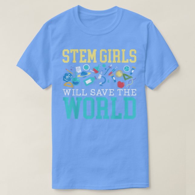 Steminist Engineering Biologist Science Math Teach T-Shirt (Design Front)