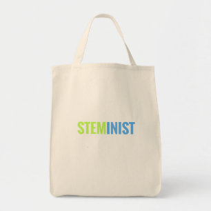 STEMinist Grocery Tote Bag