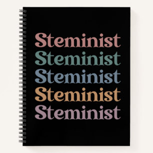 Steminist Retro Women In STEM Notebook