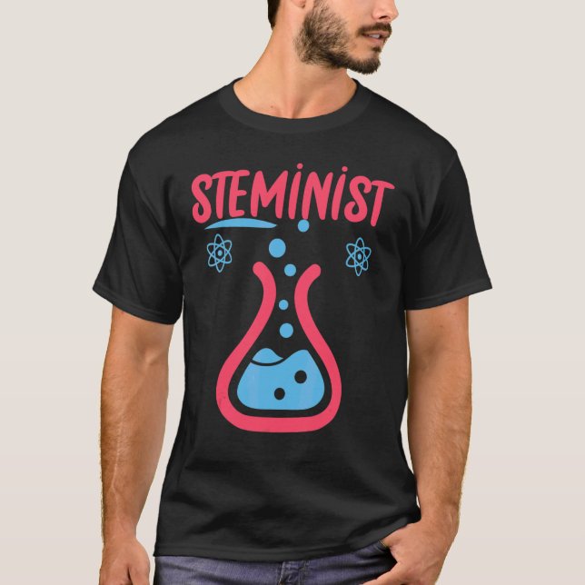 Steminist Science Technology Engineering Math Stem T-Shirt (Front)