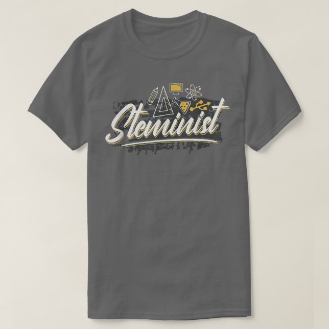 Steminist Science Technology Engineering Math STEM T-Shirt (Design Front)