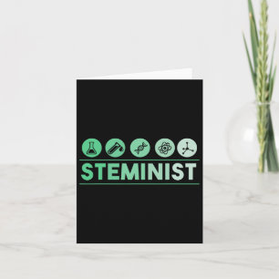 Steminist Shirt March For Science Earth Day Shirt  Card