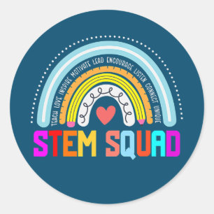 Steminist STEM Teacher Science Technology Classic Round Sticker