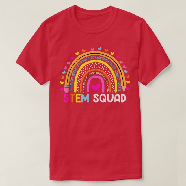Steminist STEM Teacher Science Technology Engineer T-Shirt (Design Front)