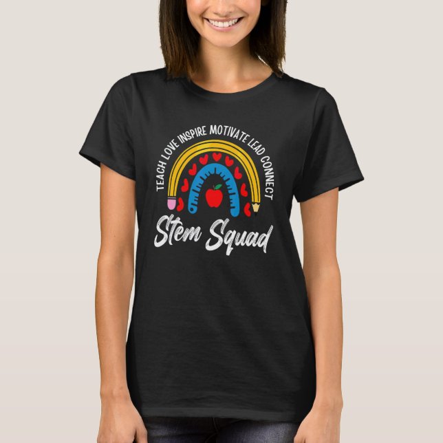 Steminist Stem Teacher Science Technology Engineer T-Shirt (Front)