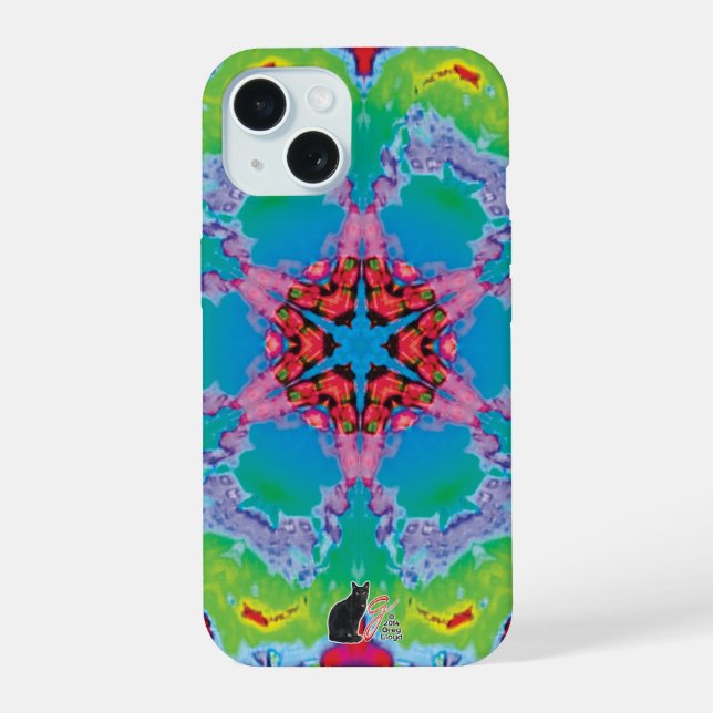Stemma Kaleidoscope iPhone 15 Case (Back)