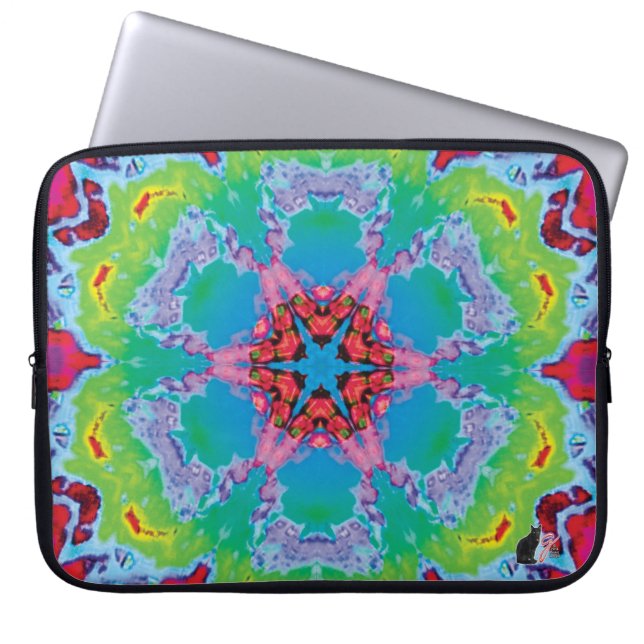 Stemma Kaleidoscope Laptop Sleeve (Front)