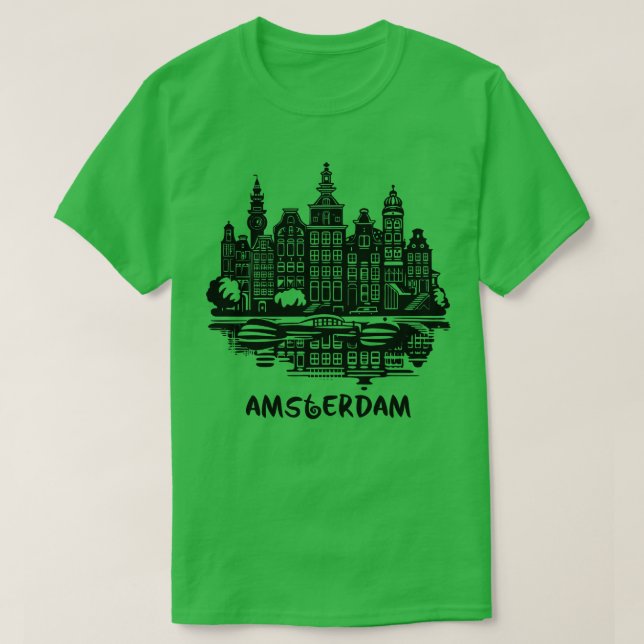 Stencil City Art Amsterdam T-Shirt (Design Front)