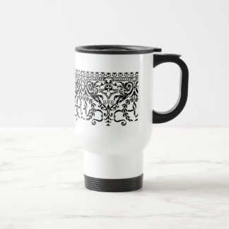 Stencil Design Travel Mug