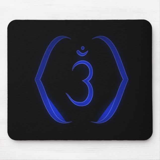 "Stenciled" Intuition Chakra - Ajna Mouse Pad (Front)