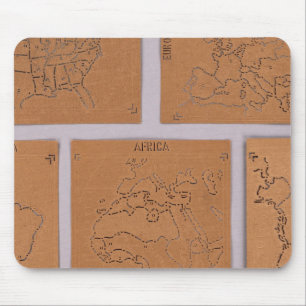 Stencils of the World Mouse Pad