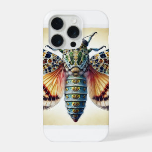 Stenellipsis dorsal view in watercolor and ink 210 iPhone 15 pro case