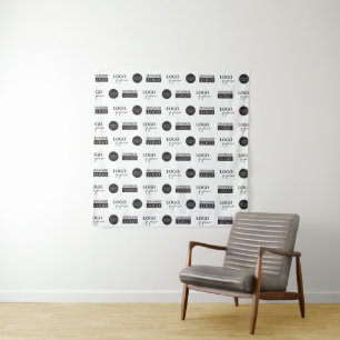 Step and repeat Company custom Sponsor logos Tapestry
