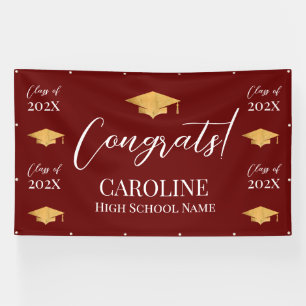 Step and repeat Graduation Backdrop banner
