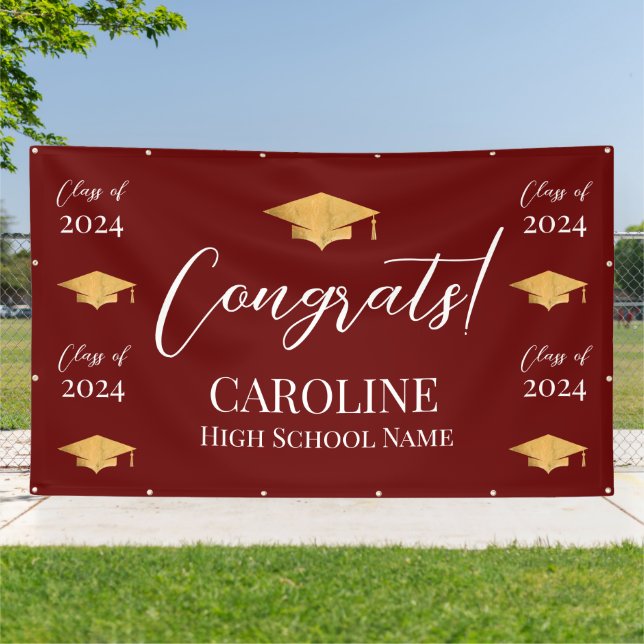 Step and repeat Graduation Backdrop banner  (Outside)