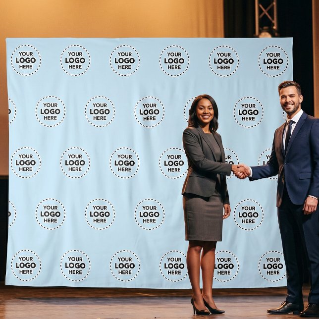 Step And Repeat Media Wall | Custom Logo Backdrop Tapestry (Creator Uploaded)