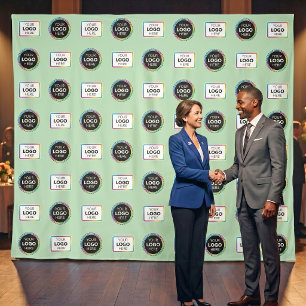 Step And Repeat Media Wall - Sponsor Logo Backdrop Tapestry