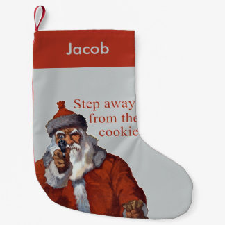 Step Away from the Cookies Small Christmas Stocking