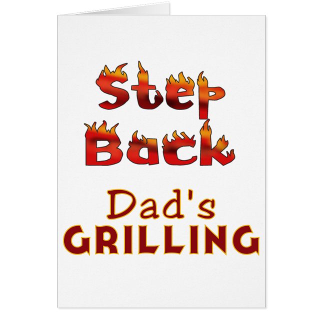 Step Back Dad's Grilling T-shirts and Gifts (Front)