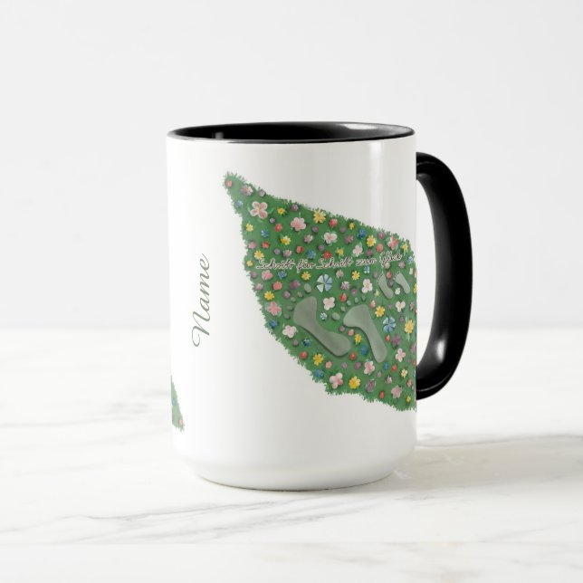Step by step to happiness Mug Cup (Front Right)