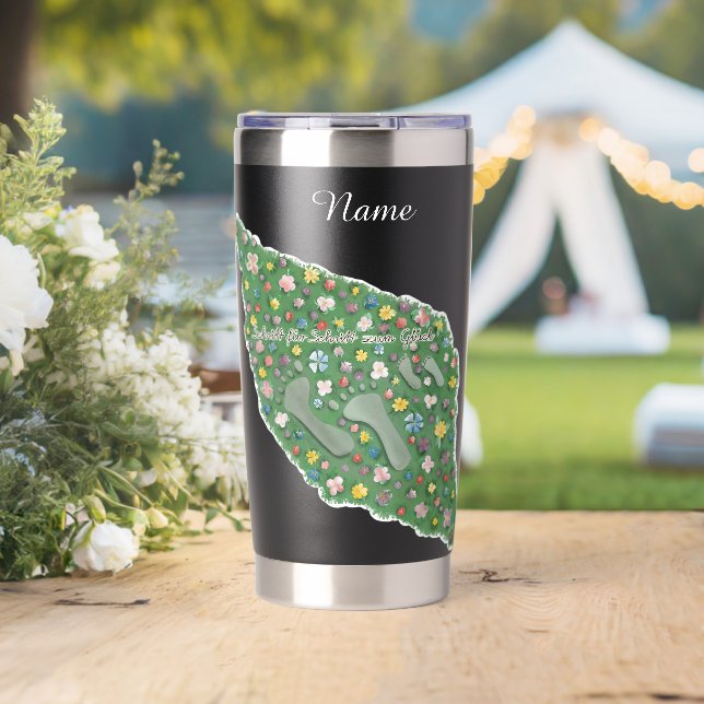Step by Step to Happiness Thermal Mug  Insulated Tumbler (Wedding (Rotated))