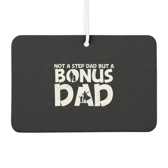 Step Dad Car Air Freshener (Front)